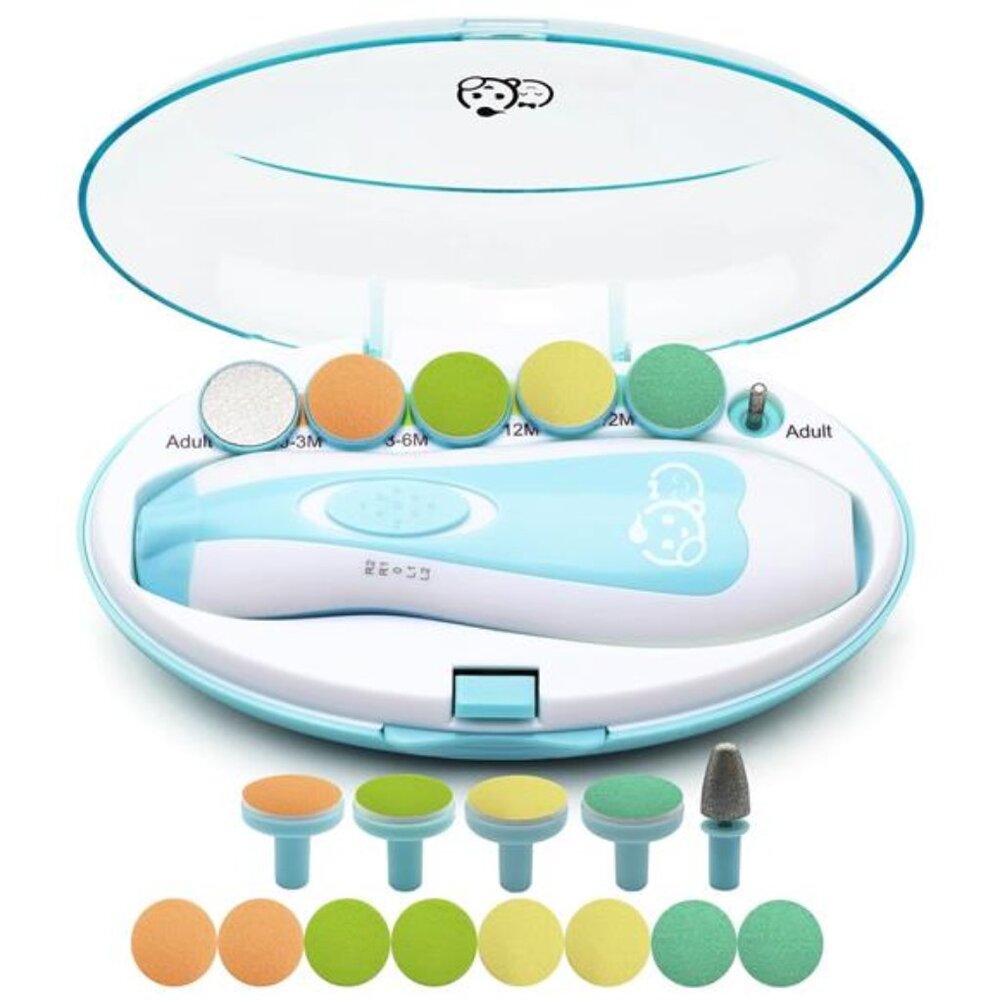 Baby Nail Trimmer 21 in 1, with Labeled case, Includes 13 Extra Replacement Tool